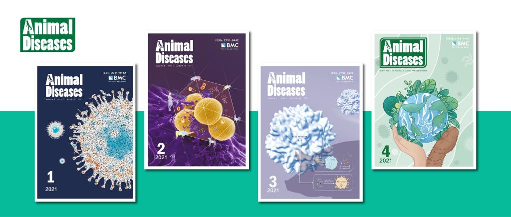 2021年正式上线的Animal diseases期刊封面